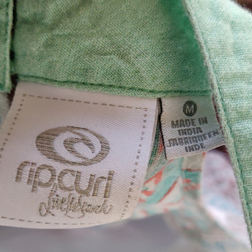 Rip Curl Aztec Print Halter Keyhole Back Tank - image 8